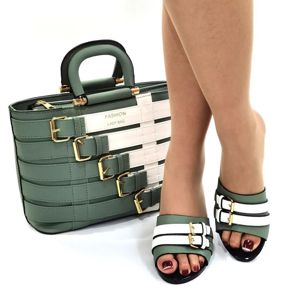 New Arrival Italian design Shoes with Matching Bags