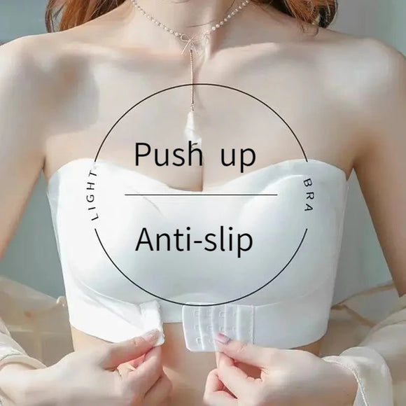 Strapless Underwear Seamlessly Anti-slip Push Up Bras